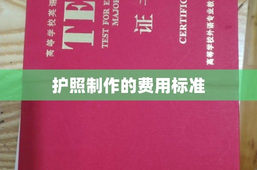 澧县护照制作的费用标准
